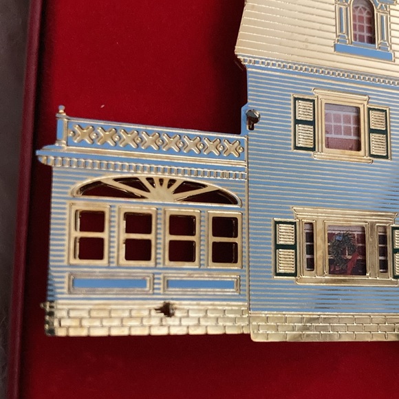 Bing & Grøndahl 3D Mini Dollhouse 24KT Gold Finish Xmas Ornament Decoration 1920 - Picture 11 of 13